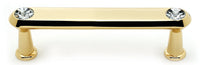 Swarovski Crystal 3 1/2'' Crystal Pull C214-35-GLD