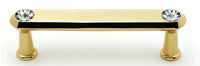 Swarovski Crystal 3 1/2'' Crystal Pull C214-35-PB