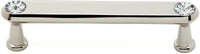 Swarovski Crystal 3 1/2'' Crystal Pull C214-35-PN