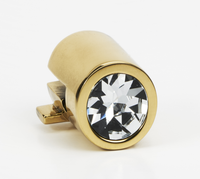 Ring Pull Round Crystal Post Only Dia 14.0mm C2660-PB/NL