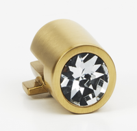 Ring Pull Round Crystal Post Only Dia 14.0mm C2660-SB