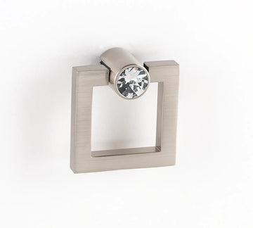 Ring Pull Round Crystal Post Only Dia 14.0mm C2660-SN