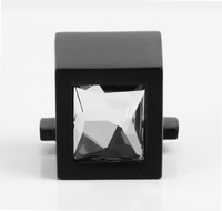 Ring Pull Square Crystal Post Only SQ14.0mm C2670-MB