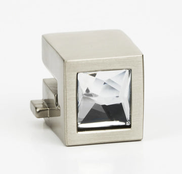 Ring Pull Square Crystal Post Only SQ16.0mm C2671-SN