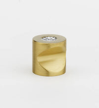 Contemporary I Crystal 1'' Crystal Knob C823-1-SB