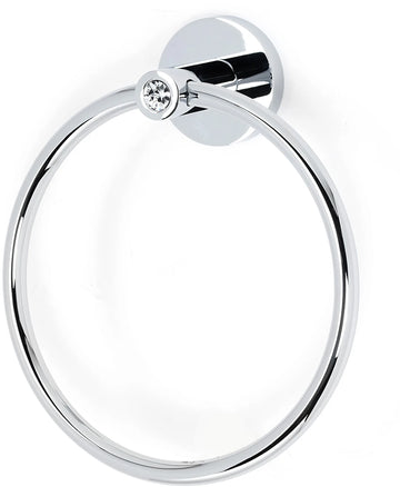 Contemporary I Crystal Bath Crystal Towel Ring C8340