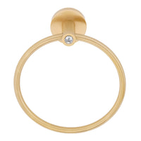 Contemporary I Crystal Bath Crystal Towel Ring C8340