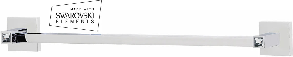 Contemporary II Crystal Bath 18'' Crystal Towel Bar C8420-18