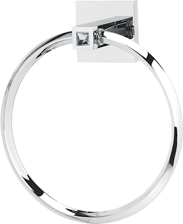 Contemporary II Crystal Bath Crystal Towel Ring C8440