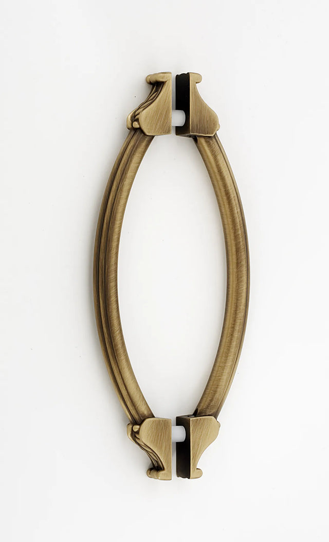 Fiore Back to Back Glass Door Pull G1476