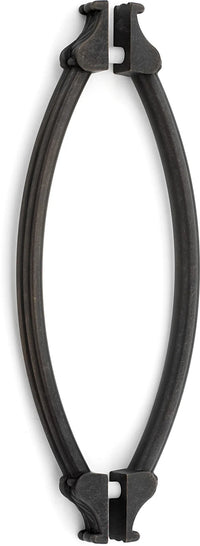 Fiore 8'' Back to Back Glass Door Pull G1476-8-BARC