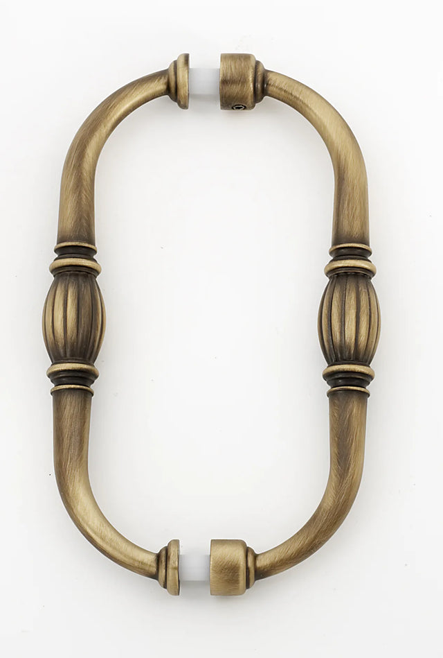 Tuscany Back to Back Glass Door Pull G234