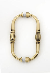 Tuscany 6'' Back to Back Glass Door Pull G234-6-PA