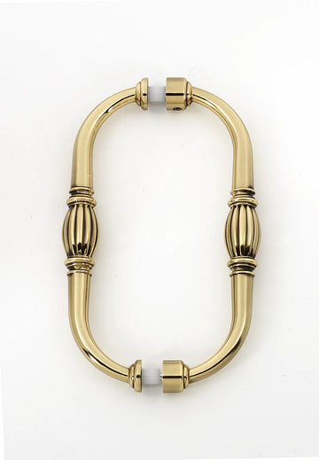 Tuscany 6'' Back to Back Glass Door Pull G234-6-PA