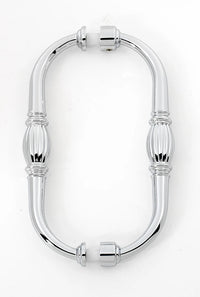 Tuscany 6'' Back to Back Glass Door Pull G234-6-PC