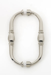 Tuscany 6'' Back to Back Glass Door Pull G234-6-PN