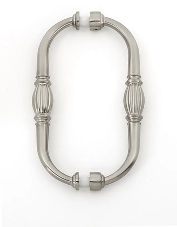 Tuscany 6'' Back to Back Glass Door Pull G234-6-SN