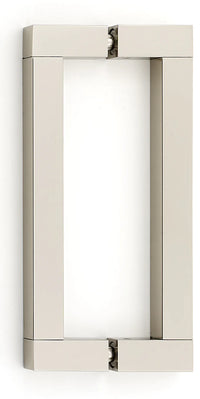 Block 6'' Back to Back Glass Door Pull G420-6-PN