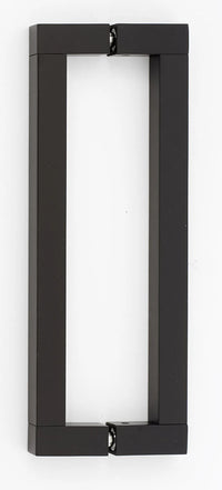 Block 8'' Back to Back Glass Door Pull G420-8