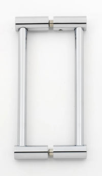Contemporary I 6'' Back to Back Glass Door Pull G715-6-PC