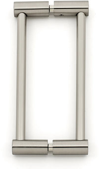 Contemporary I 6'' Back to Back Glass Door Pull G715-6-SN