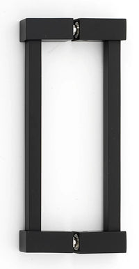 Contemporary II 6'' Back to Back Glass Door Pull G718-6-MB
