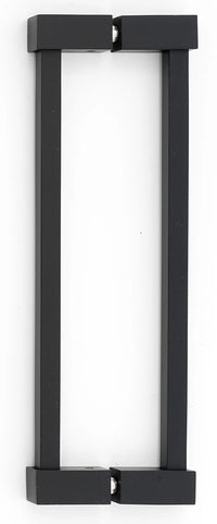 Contemporary II 8'' Back to Back Glass Door Pull G718-8-MB