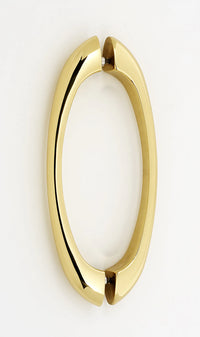 6'' Back to Back Glass Door Pull G855-6-PB