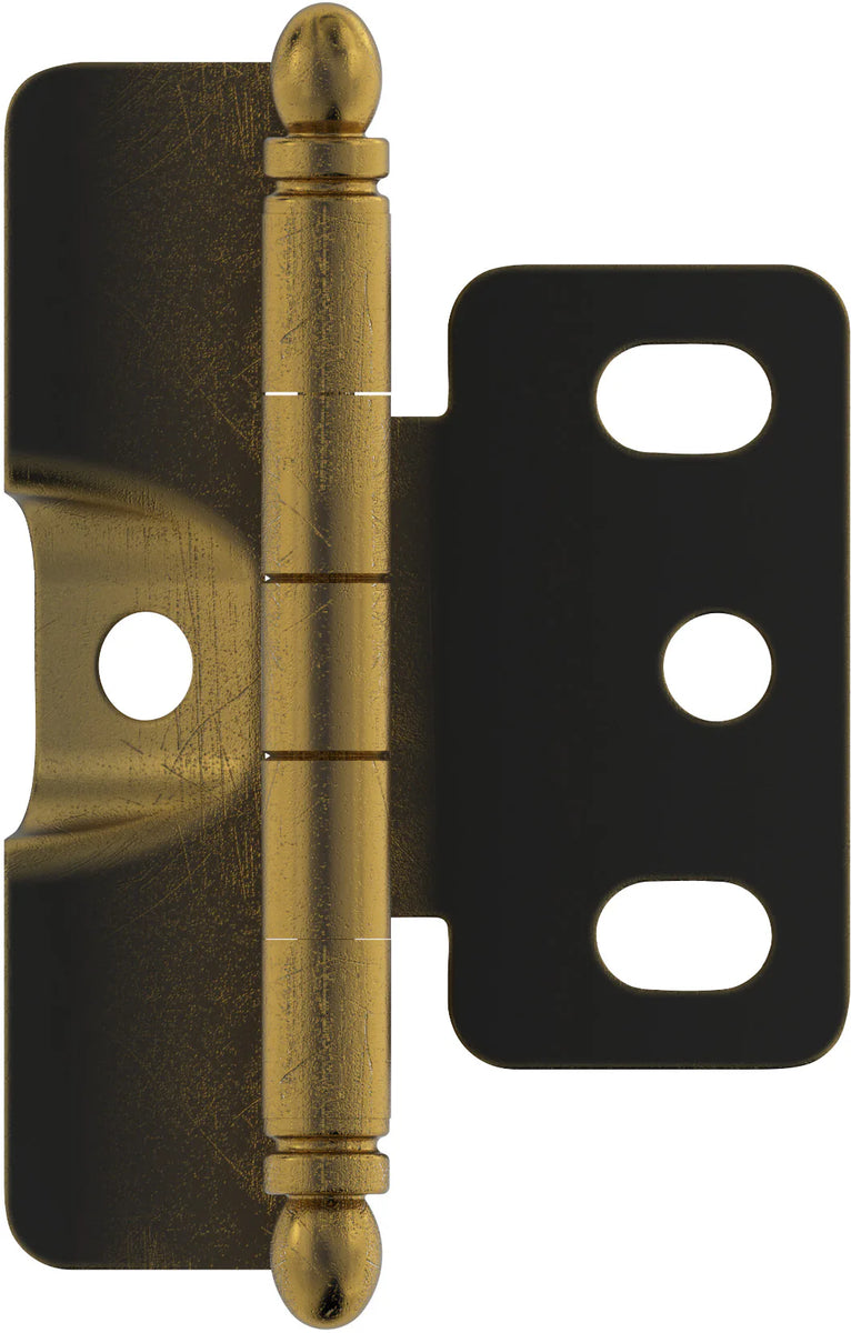 Functional Hardware 3/4'' Door Thickness Full Inset Full Wrap Ball Tip ...