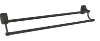 Clarendon 24'' Double Towel Bar in Matte Black
