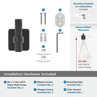 Bronx Contemporary Single Prong Wall Hook BH36563