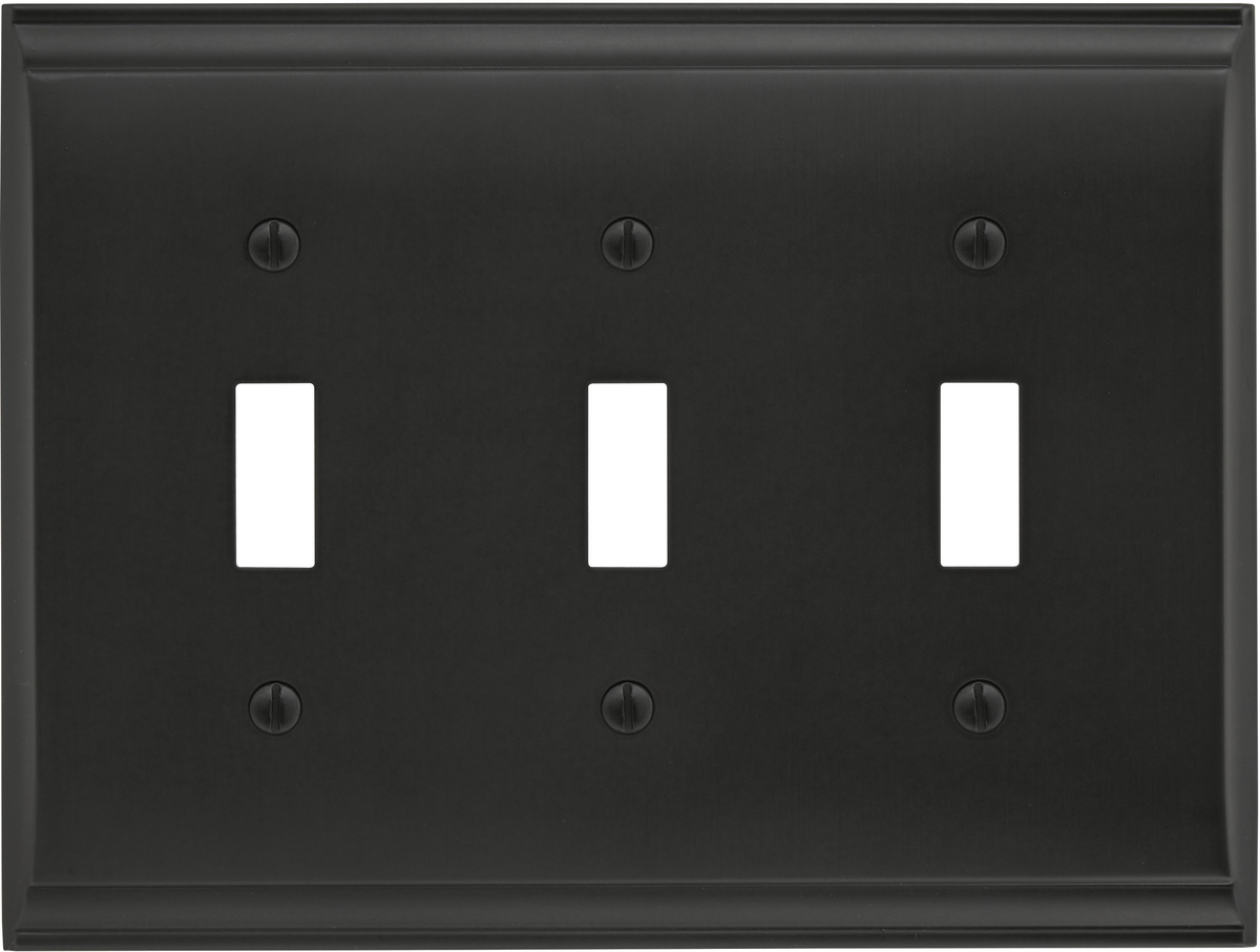 Candler 3 Toggle Wall Plate BP36502