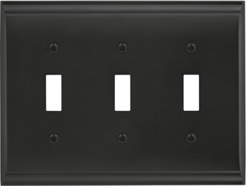 Candler 3 Toggle Wall Plate BP36502