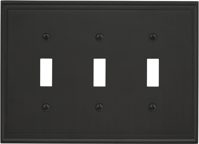 Mulholland 3 Toggle Wall Plate BP36516