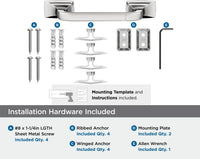 Highland Ridge Transitional Pivoting Double Post Toilet Paper Holder BH36011