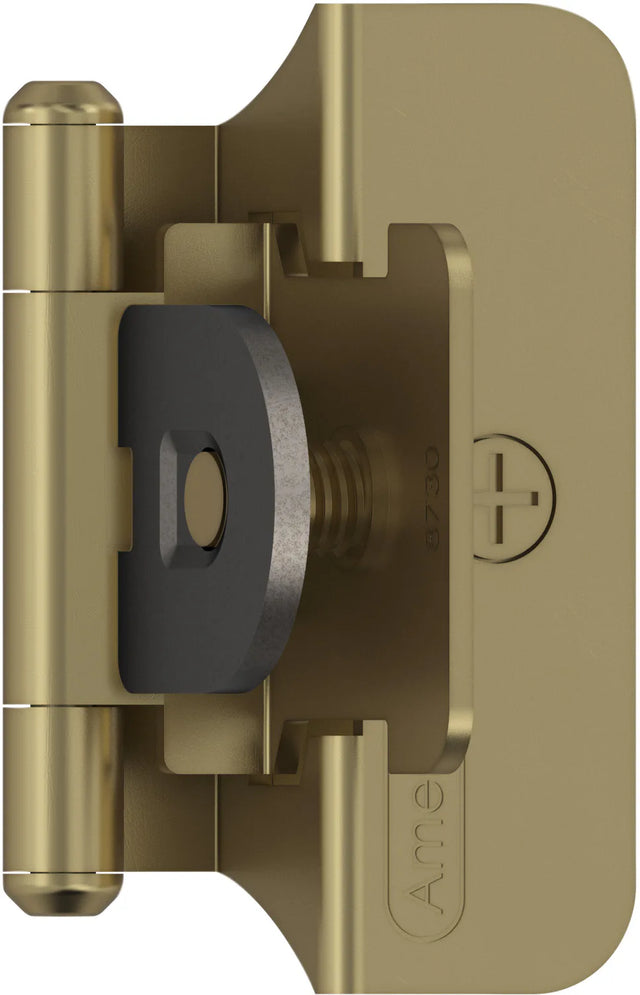 Functional Hardware 1/4'' Overlay Double Demountable Cabinet Hinge - 1 Pair BPR8701