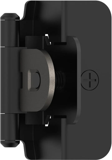 Functional Hardware 1/2'' Overlay Double Demountable Cabinet Hinge - 1 Pair BPR8704