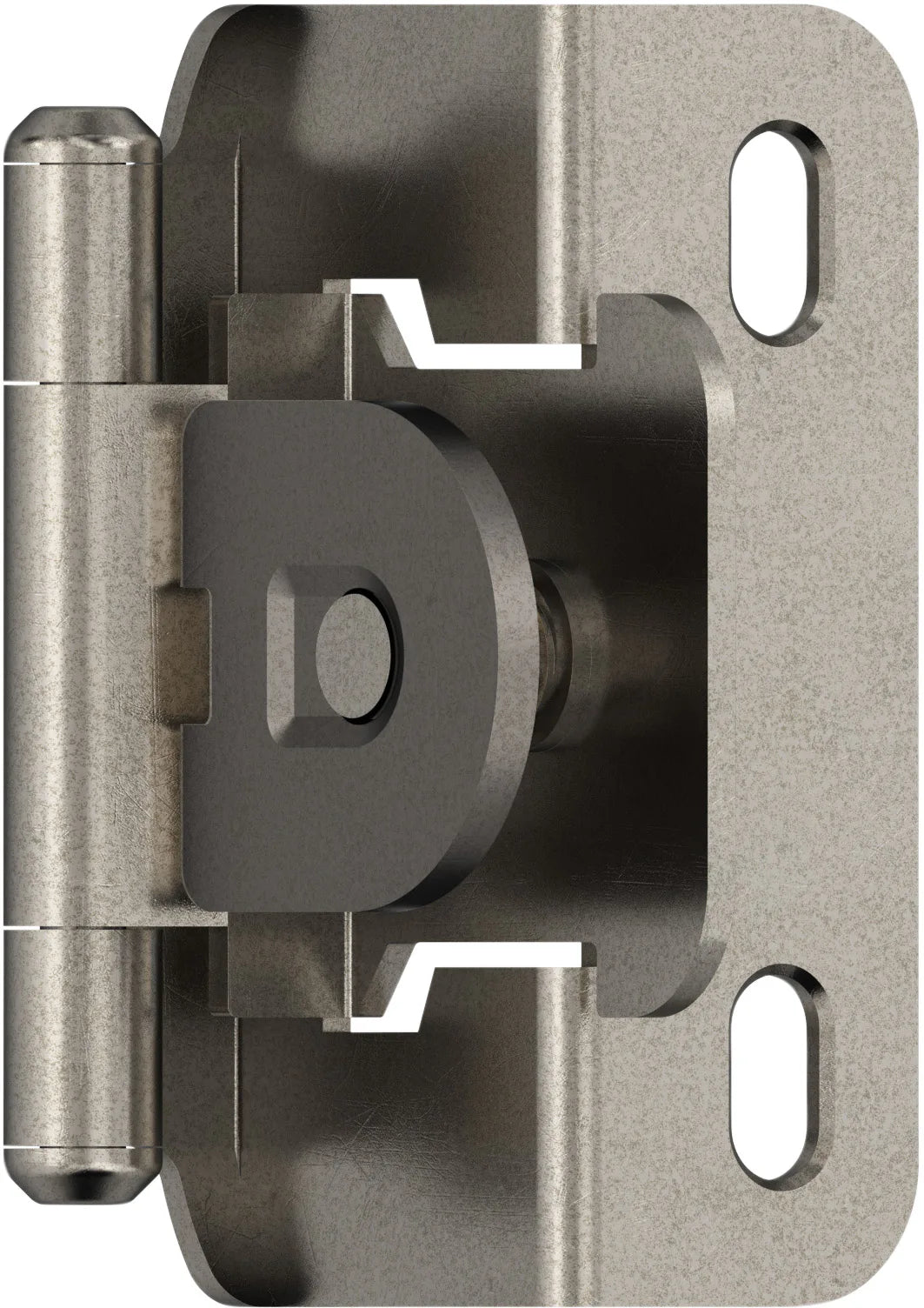 Functional Hardware 1/2'' Overlay Single Demountable Partial Wrap Cabinet Hinge - 1 Pair BPR8719