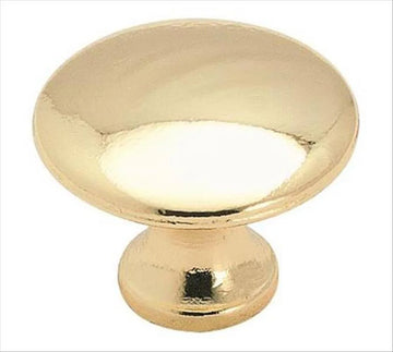 Everyday Heritage 1-3/16'' diam Polished Brass Cabinet Knob 255PB
