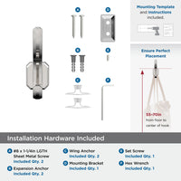Granlyn Transitional Double Prong Wall Hook HBX36693
