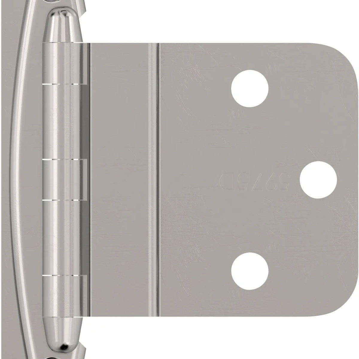 Functional Hardware 3/8'' Inset Non-Self Closing Face Mount Cabinet Hi ...