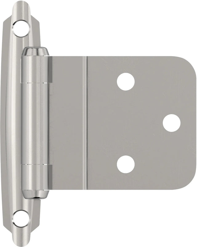 Functional Hardware 3/8'' Inset Self Closing Face Mount Cabinet Hinge - 1 Pair BPR3428