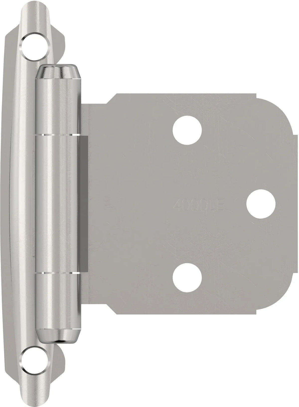 Functional Hardware Variable Overlay Self Closing Face Mount Cabinet Hinge - 1 Pair BPR7629