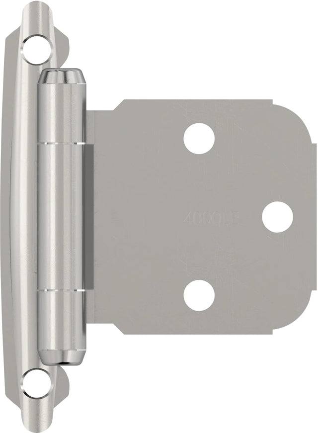 Functional Hardware Variable Overlay Self Closing Face Mount Cabinet Hinge - 1 Pair BPR7629