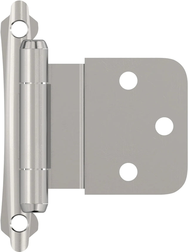 Functional Hardware 3/8'' Inset Self Closing Face Mount Cabinet Hinge - 1 Pair BPR7928