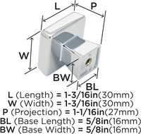 Blackrock 1-3/16'' Length Cabinet Knob BP55271