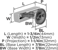 Everett 1-3/4'' Length Cabinet Knob BP37100