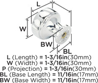 Highland Ridge 1-3/16'' diam Cabinet Knob BP55312