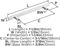 Caliber 5-1/16'' cc Cabinet Pull BP36874