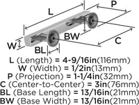 Everett 3'' cc Cabinet Pull BP37103